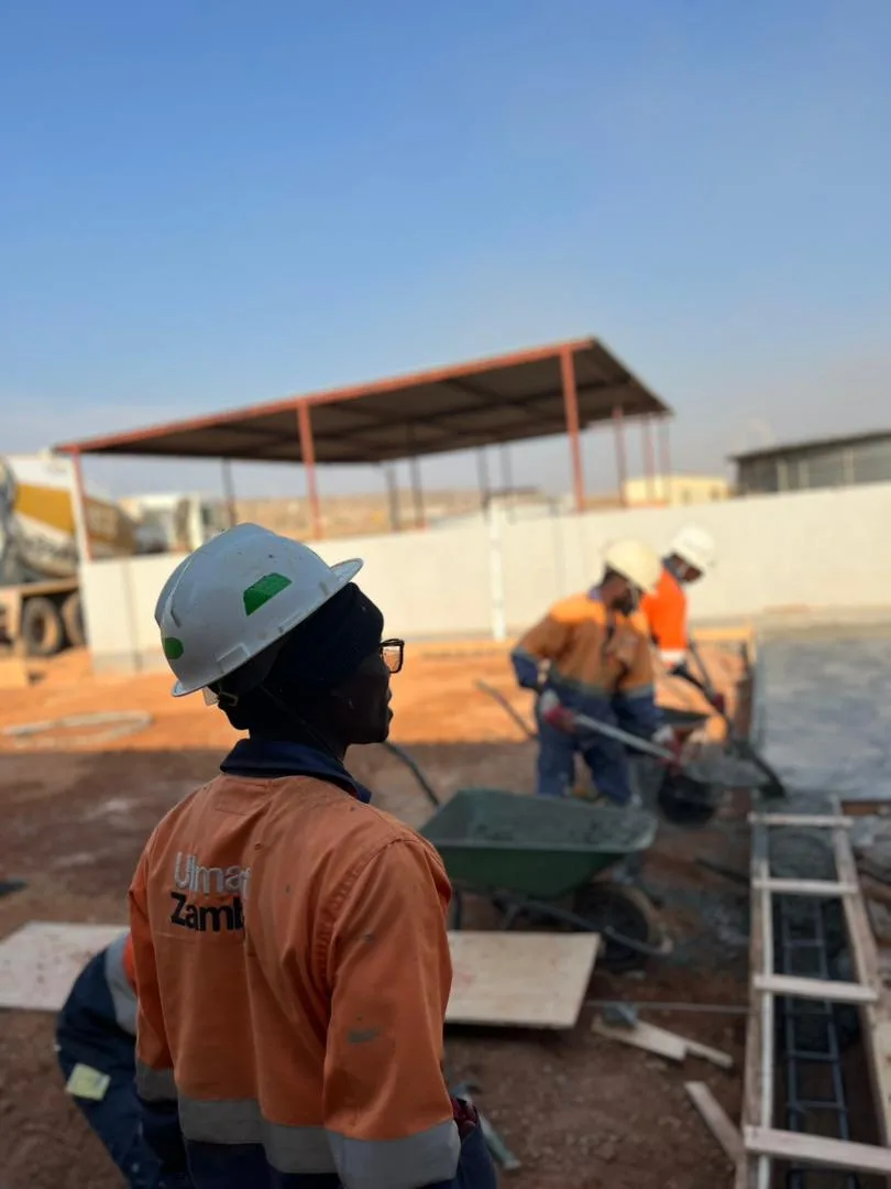 Ulmart crew on site in branded PPE